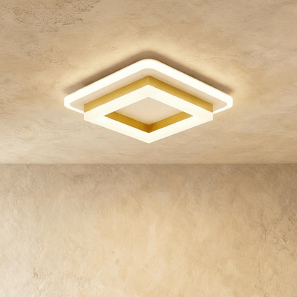 Doveva ceiling light by Residence Supply featuring modern design with a sleek white finish and integrated LED lighting.