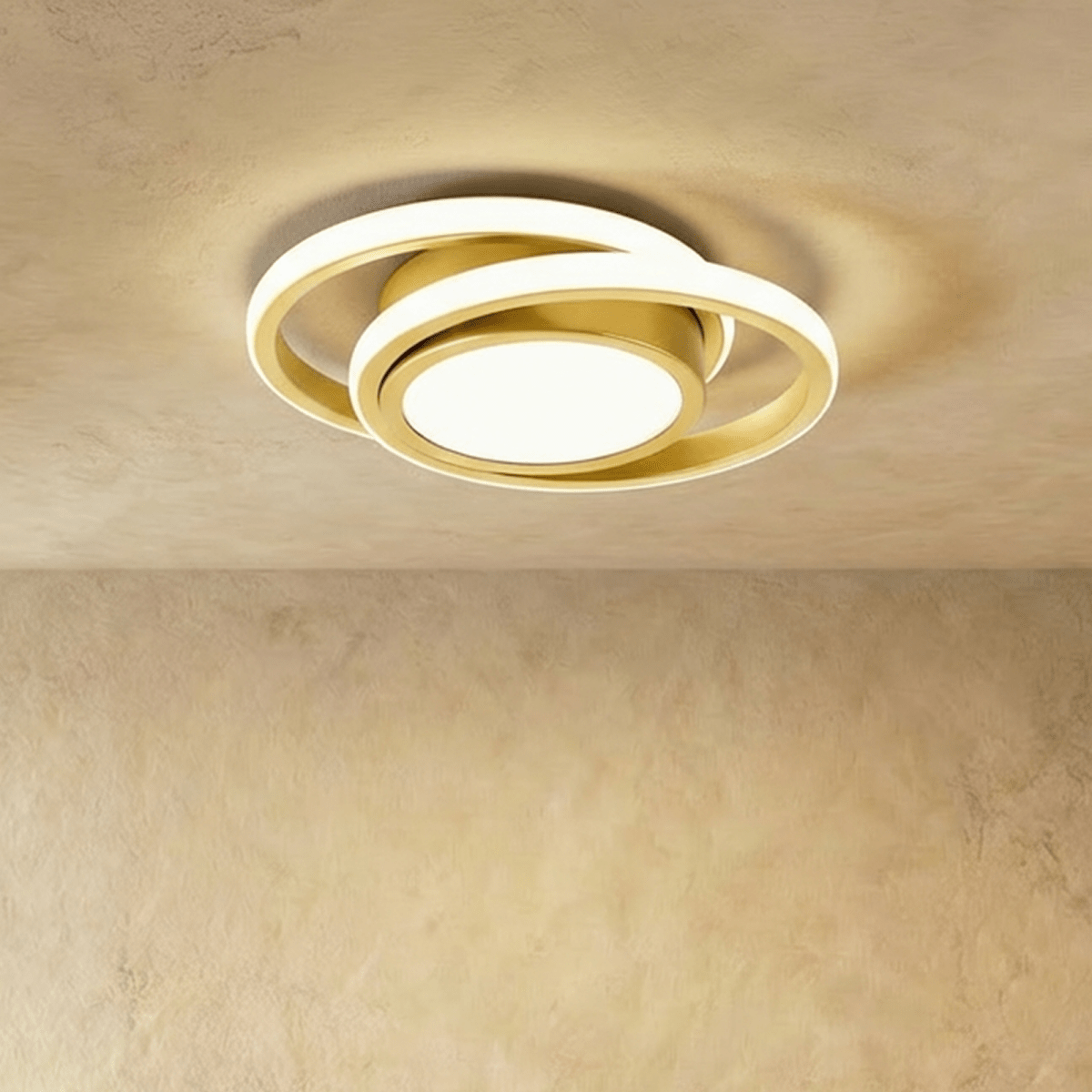 Doveva ceiling light fixture with modern design, white finish and adjustable arms for living room or bedroom lighting.