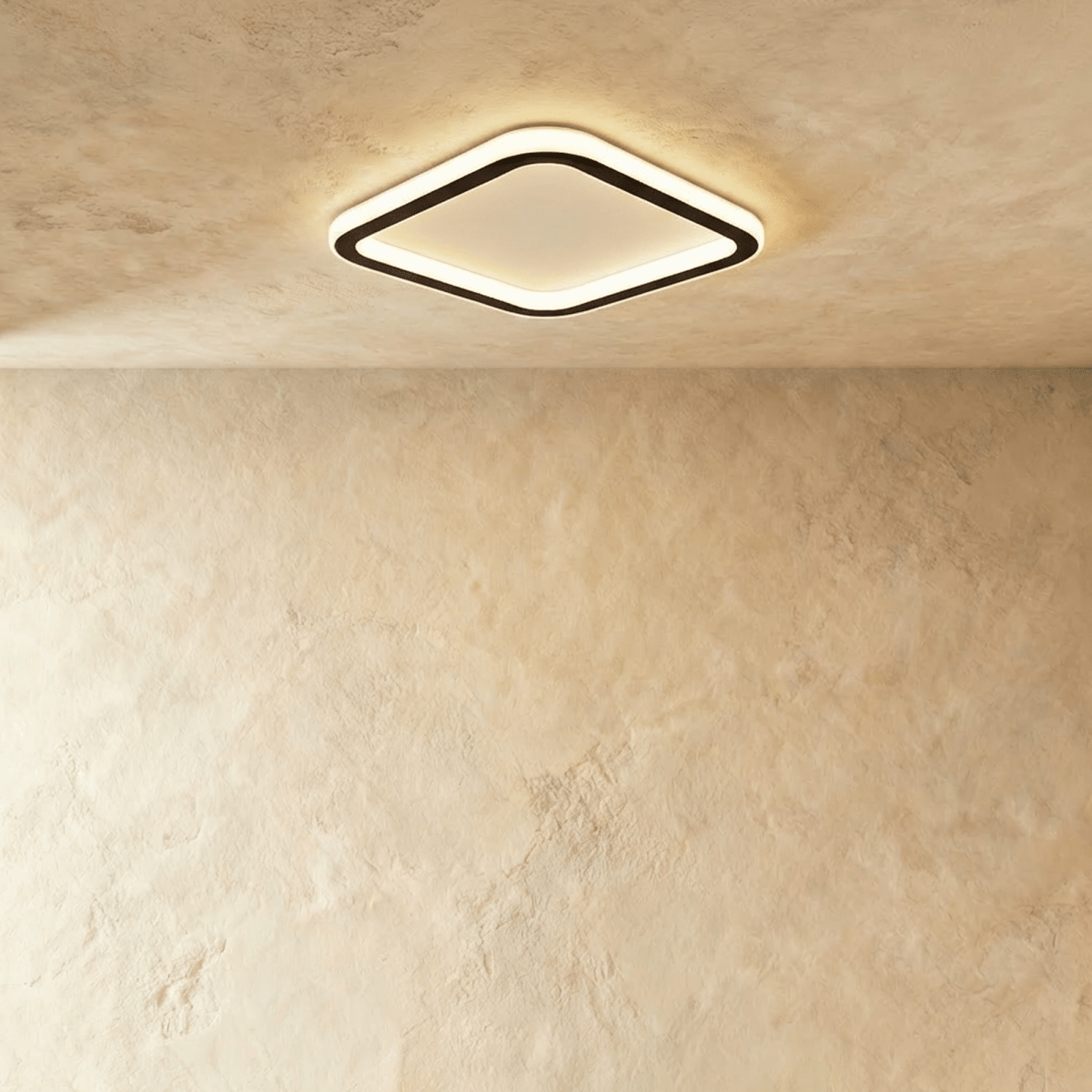 Doveva ceiling light by Residence Supply, modern round fixture with frosted glass shade and sleek metal finish.