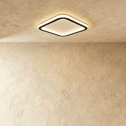 Doveva ceiling light by Residence Supply, modern round fixture with frosted glass shade and sleek metal finish.