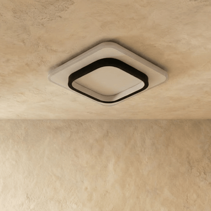 Doveva ceiling light by Residence Supply featuring a modern design with a sleek metallic finish and integrated LED lighting.