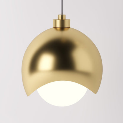 Modern dual pendant light by Residence Supply featuring two sleek glass shades and a black metal fixture.