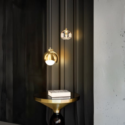 Modern dual pendant light fixture by Residence Supply with sleek metal shades and adjustable cords for contemporary home lighting.