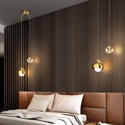Dual Pendant Light by Residence Supply featuring two adjustable hanging lamps with sleek metal finishes.