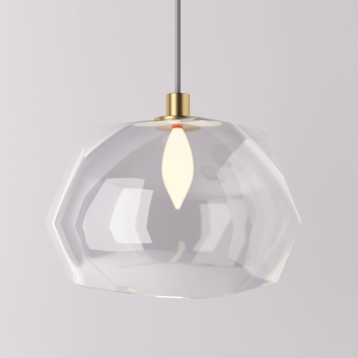 Residence Supply dual pendant light with two sleek metal shades hanging from a shared fixture.