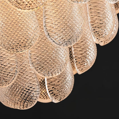 Elegant Duska Chandelier by Residence Supply featuring multiple glass globes and a sleek metal frame for modern decor.
