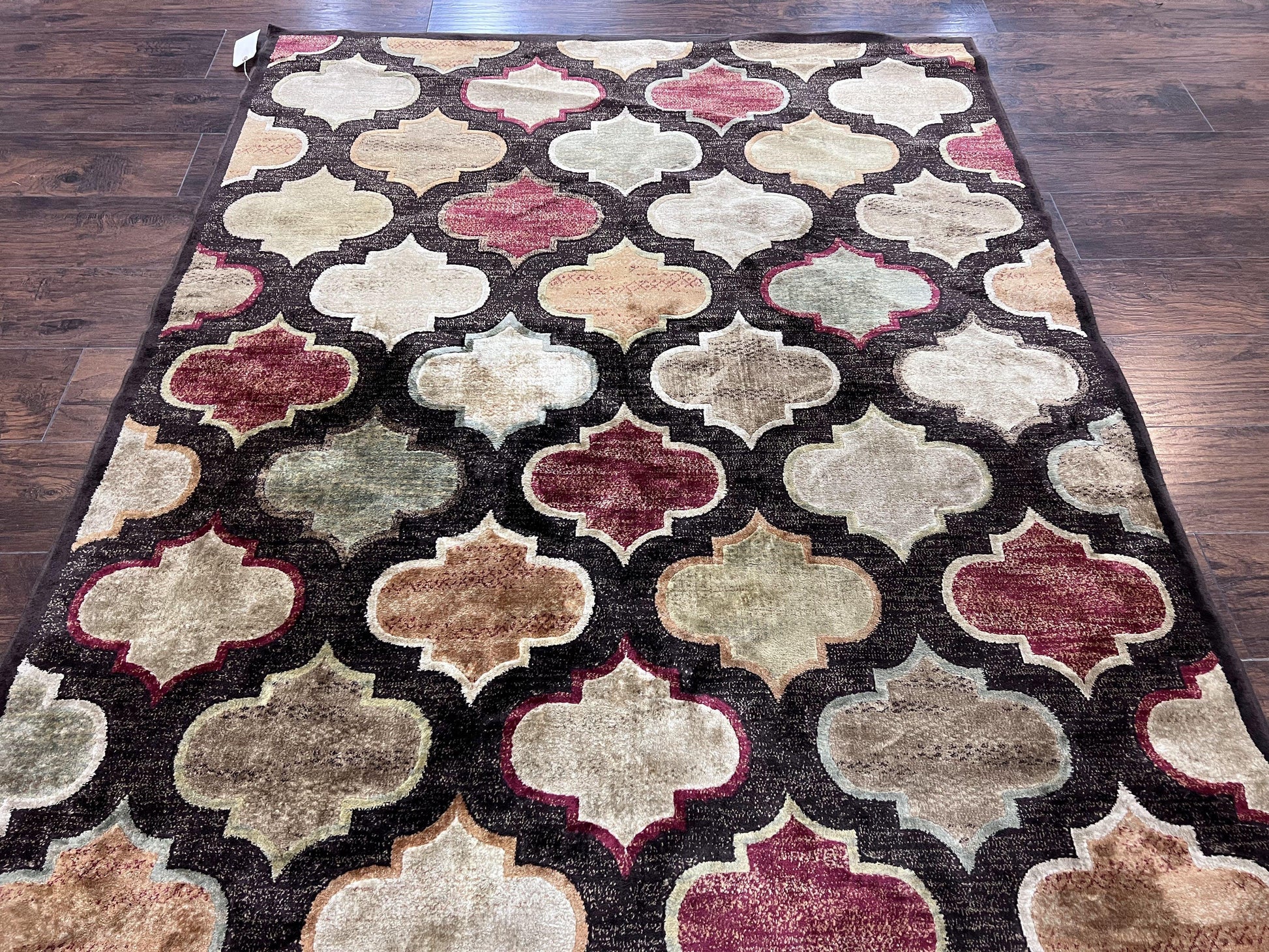 Panel Design Rug 5x7, Multicolor Contemporary Area Rug, Small Living Room Rug - Nuvé