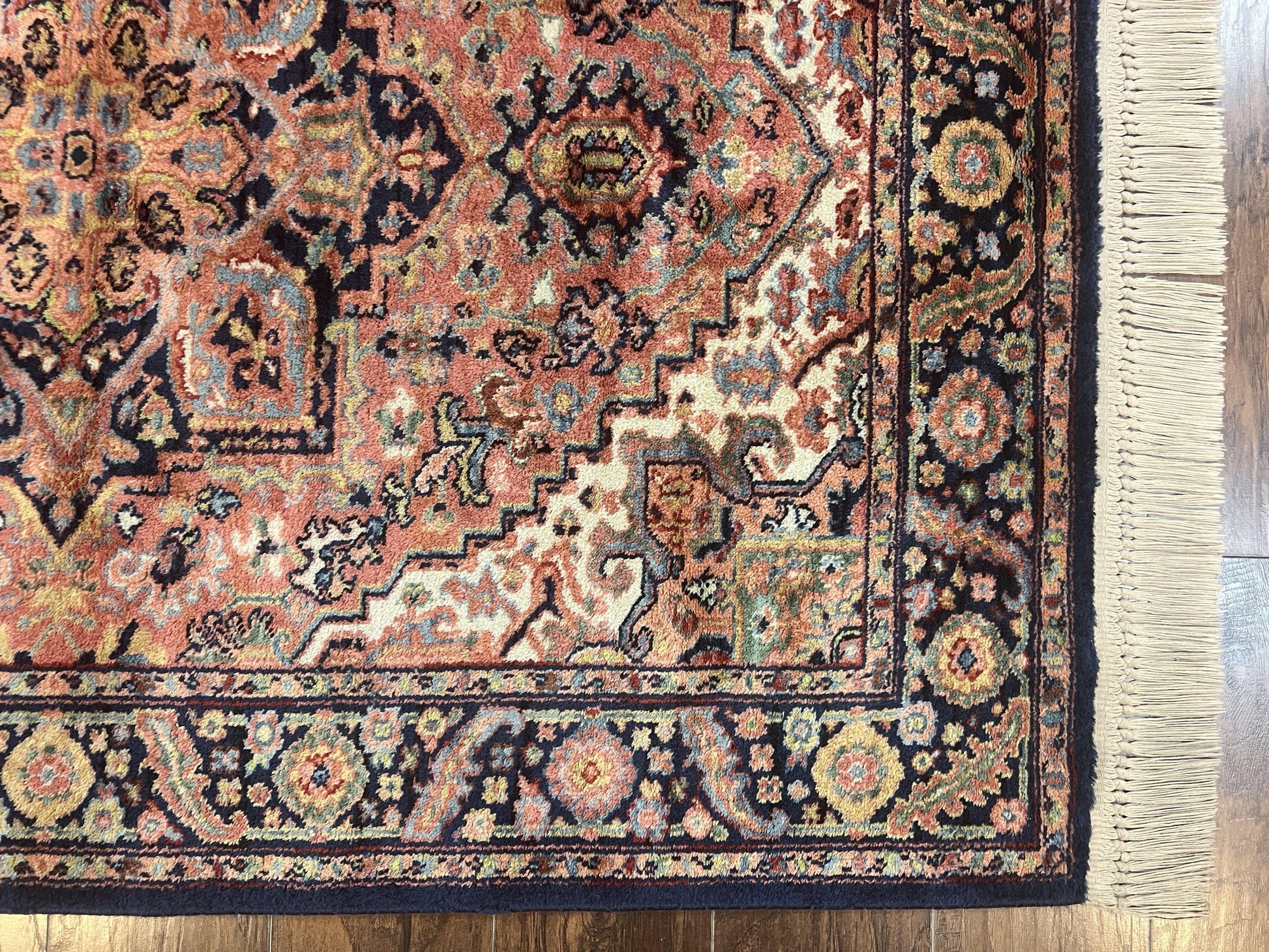 Karastan Rug 4x6, Karastan Heriz #726, Wool Pile Karastan Area Rug, Rare Hard to Find, Original 700 Series Vintage Discontinued Rug - Nuvé