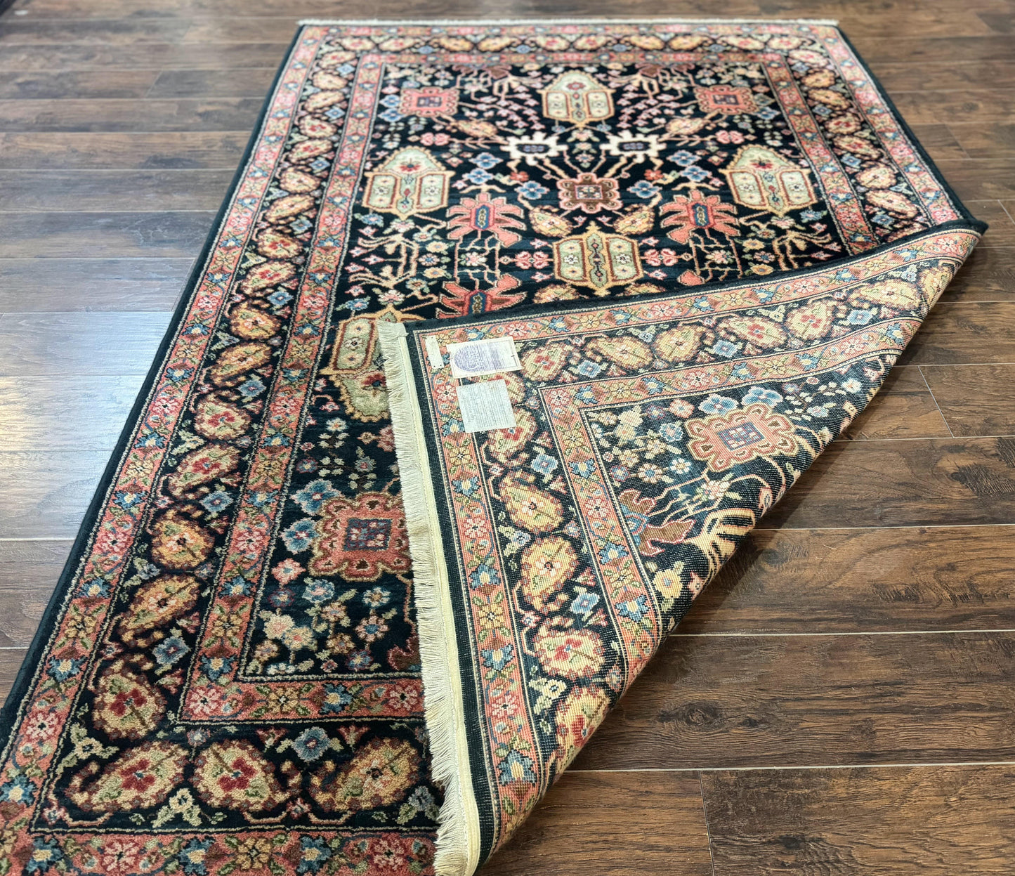Karastan Rug 5.9 x 8.6, Chahar Mahal #604, Wool Vintage Discontinued Karastan Carpet - Nuvé