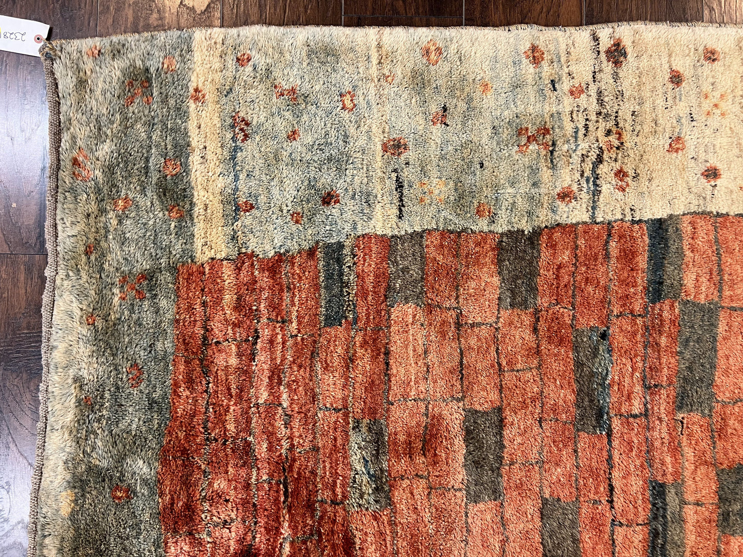 Persian Gabbeh Rug 6x8 ft, Wool Handmade Tribal Rug - Nuvé