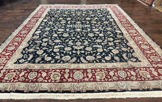 Black Pak Persian Rug 8x10, Floral Allover - Nuvé