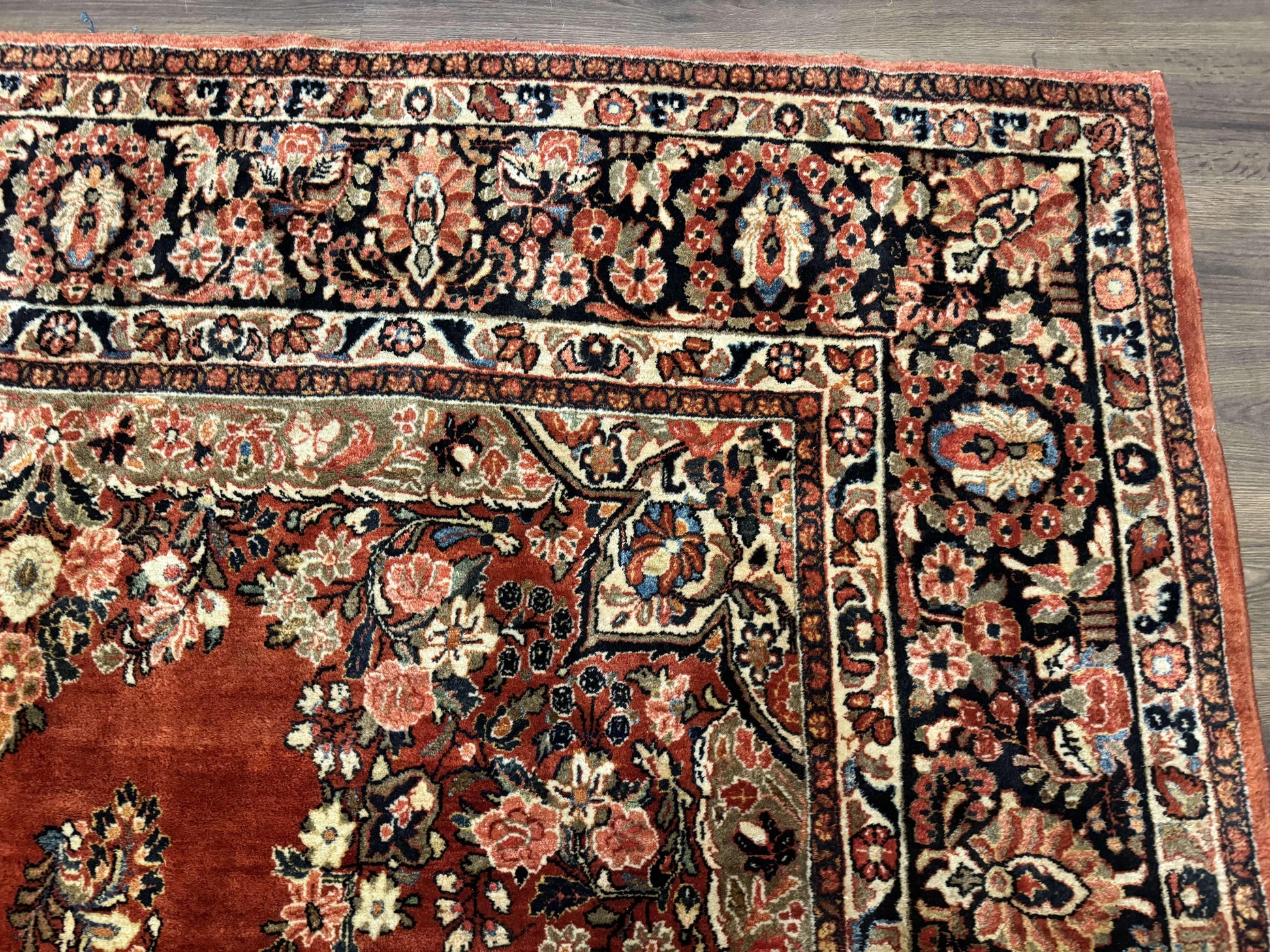 Antique Persian Sarouk Rug 9x12 - Nuvé