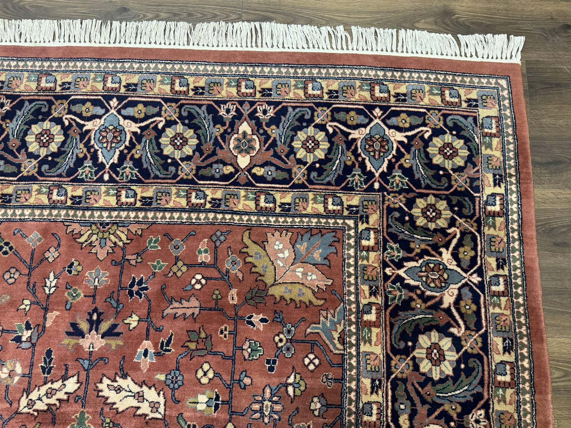 Indo Persian Heriz Rug 10x15, Allover Pattern, Large Wool Handmade Rug - Nuvé