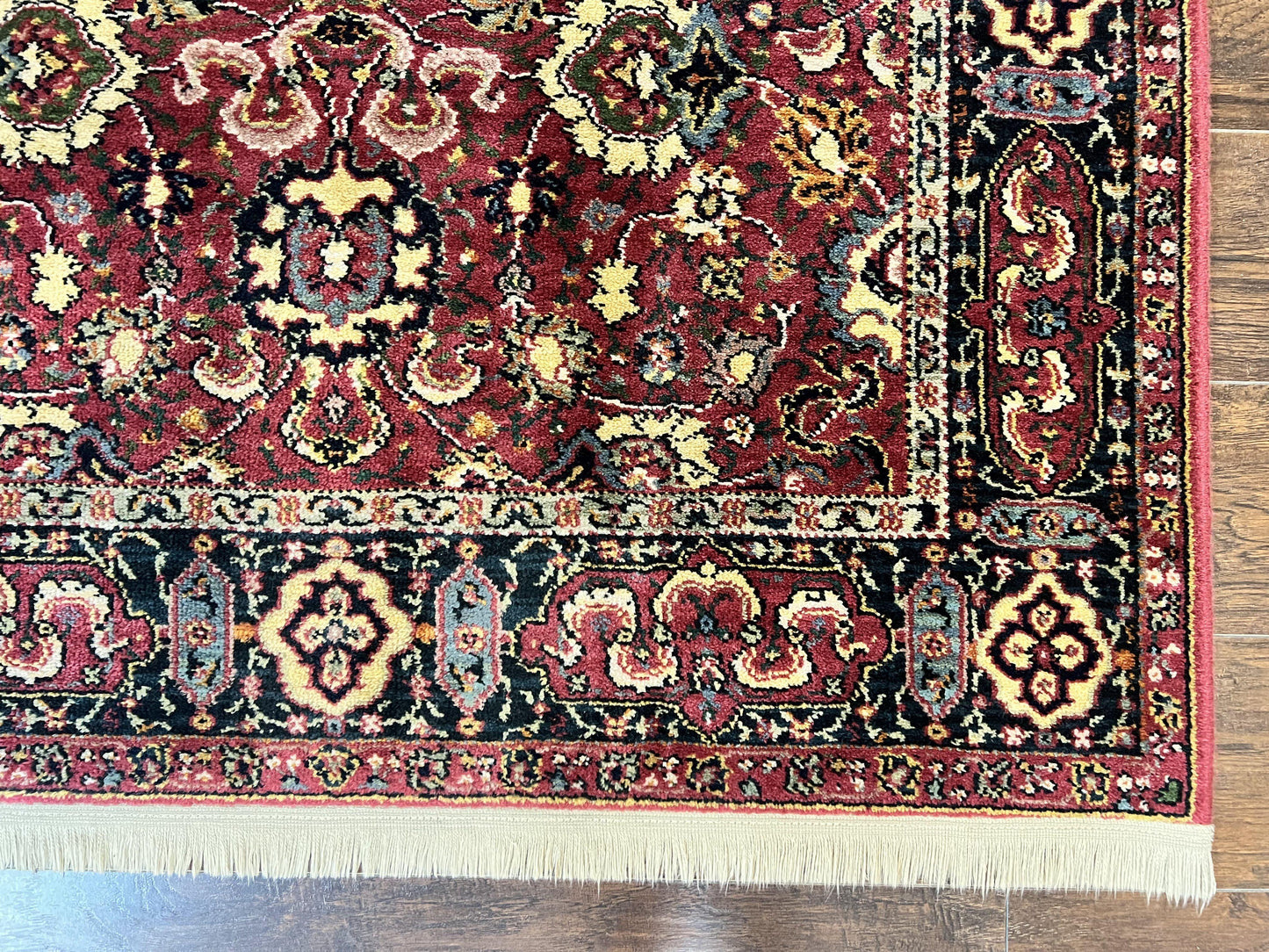 Karastan Rug 4x6, Williamsburg Herati #558, Wool Karastan Carpet, Vintage Karastan Persian Area Rug, Wool Pile - Nuvé