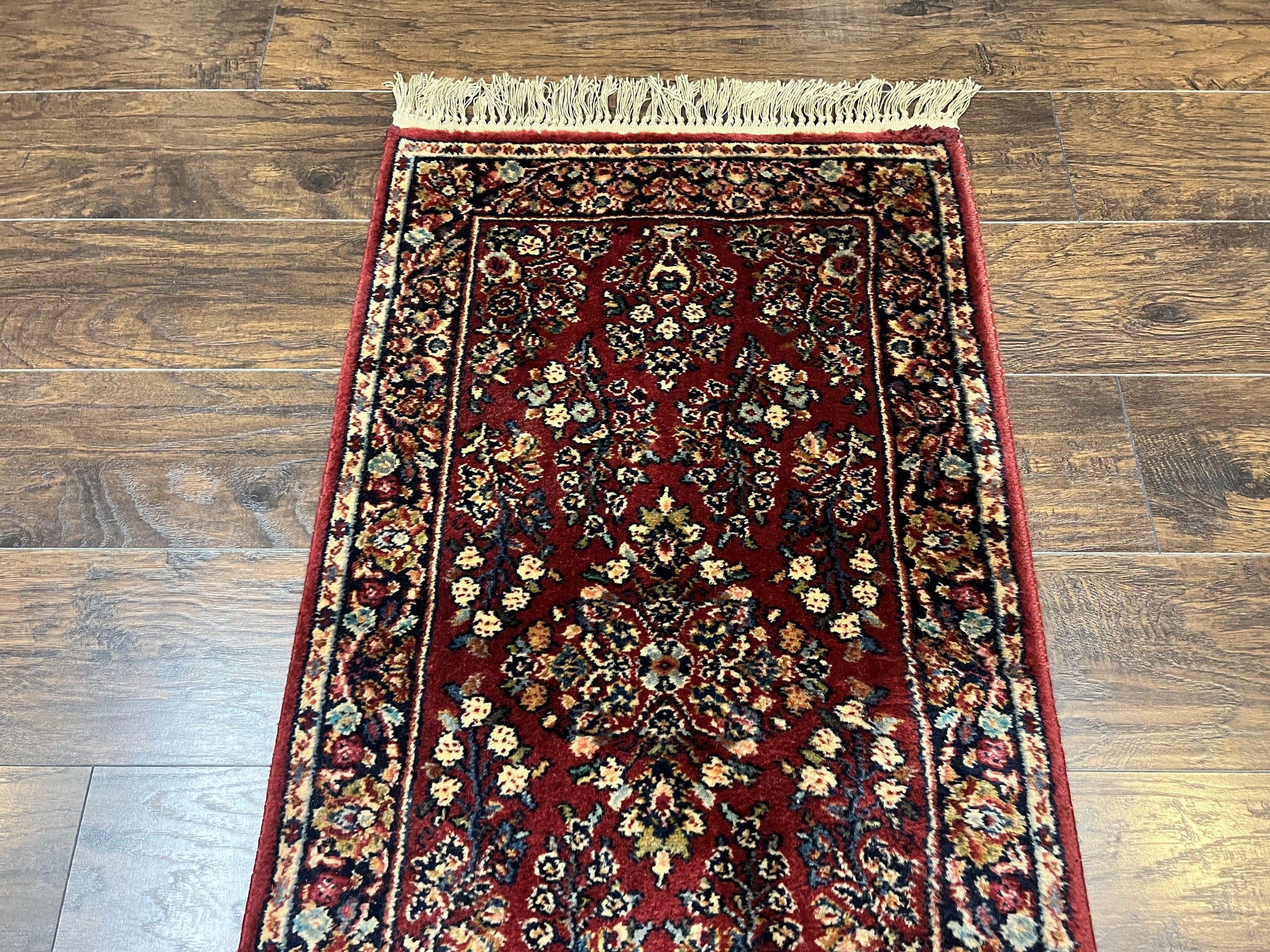 Antique Karastan Runner Rug 2x12, Karastan Sarouk #785, Original Collection, 700 Series, 2 x 12 Runner for Hallway, Wool Karastan Rug, Rare - Nuvé