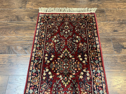Antique Karastan Runner Rug 2x12, Karastan Sarouk #785, Original Collection, 700 Series, 2 x 12 Runner for Hallway, Wool Karastan Rug, Rare - Nuvé