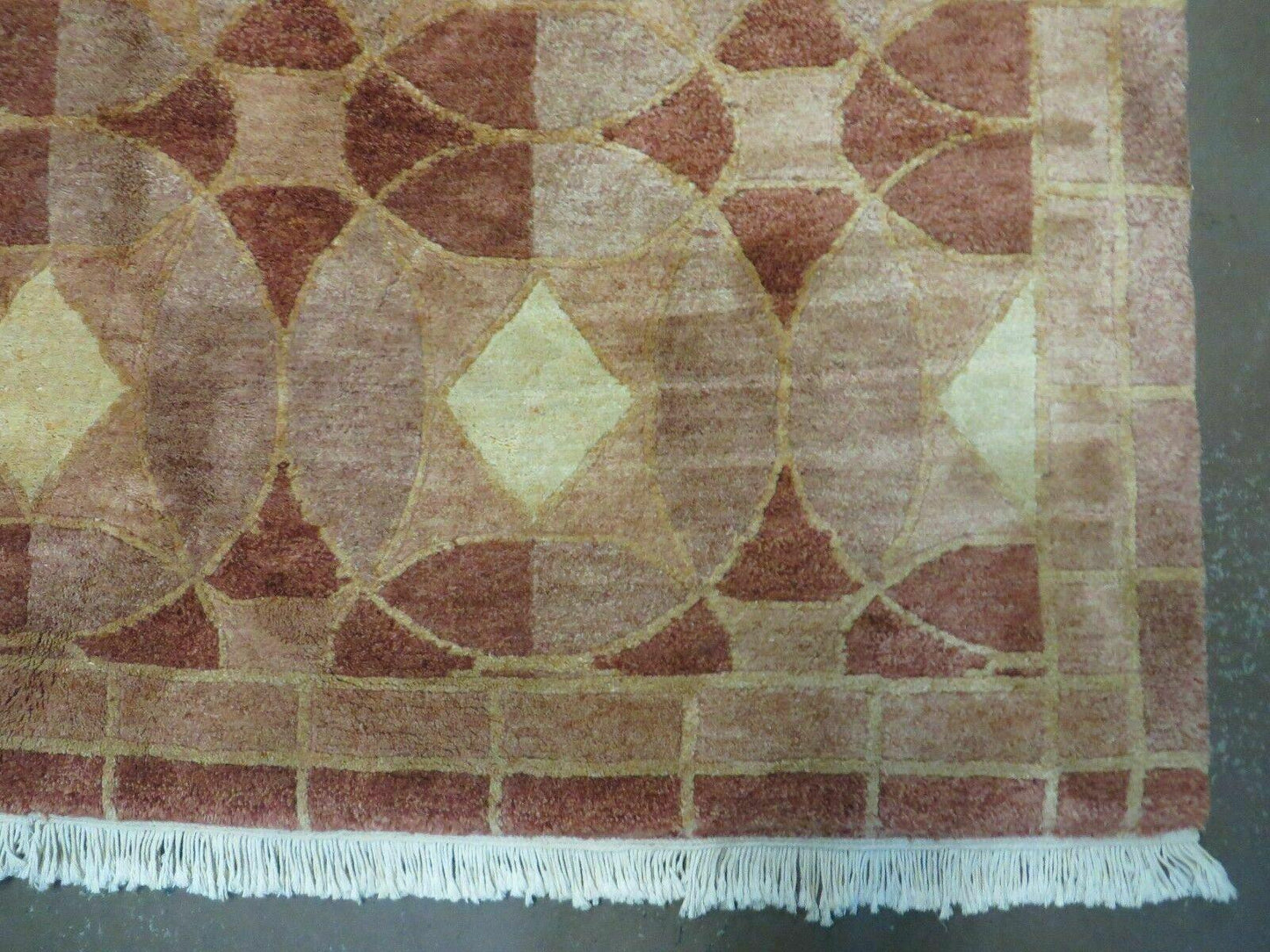 5' X 7' Modern Tibetan Nepal Art Deco Chinese Hand Knotted Wool Rug Decorative Contemporary Home Décor - Nuvé