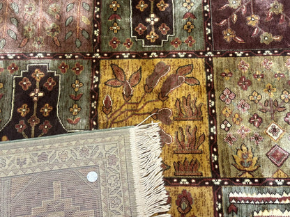 Panel Design Rug 8 x 10.6, Oriental Carpet, Belgium Power Loomed Rug - Nuvé