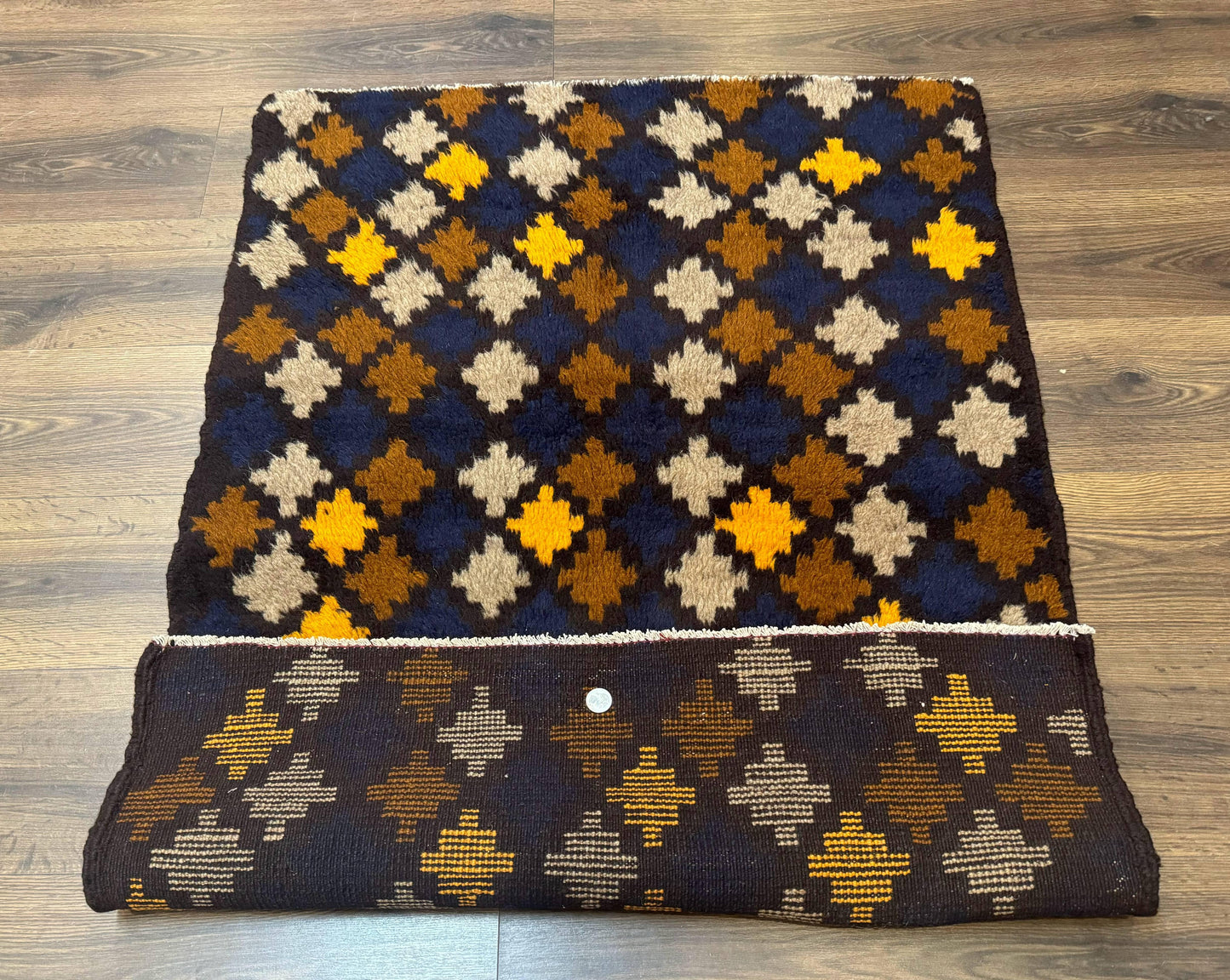 Balouch Rug 3x4, Afghan Rug, Tribal Rug, Multicolor - Nuvé