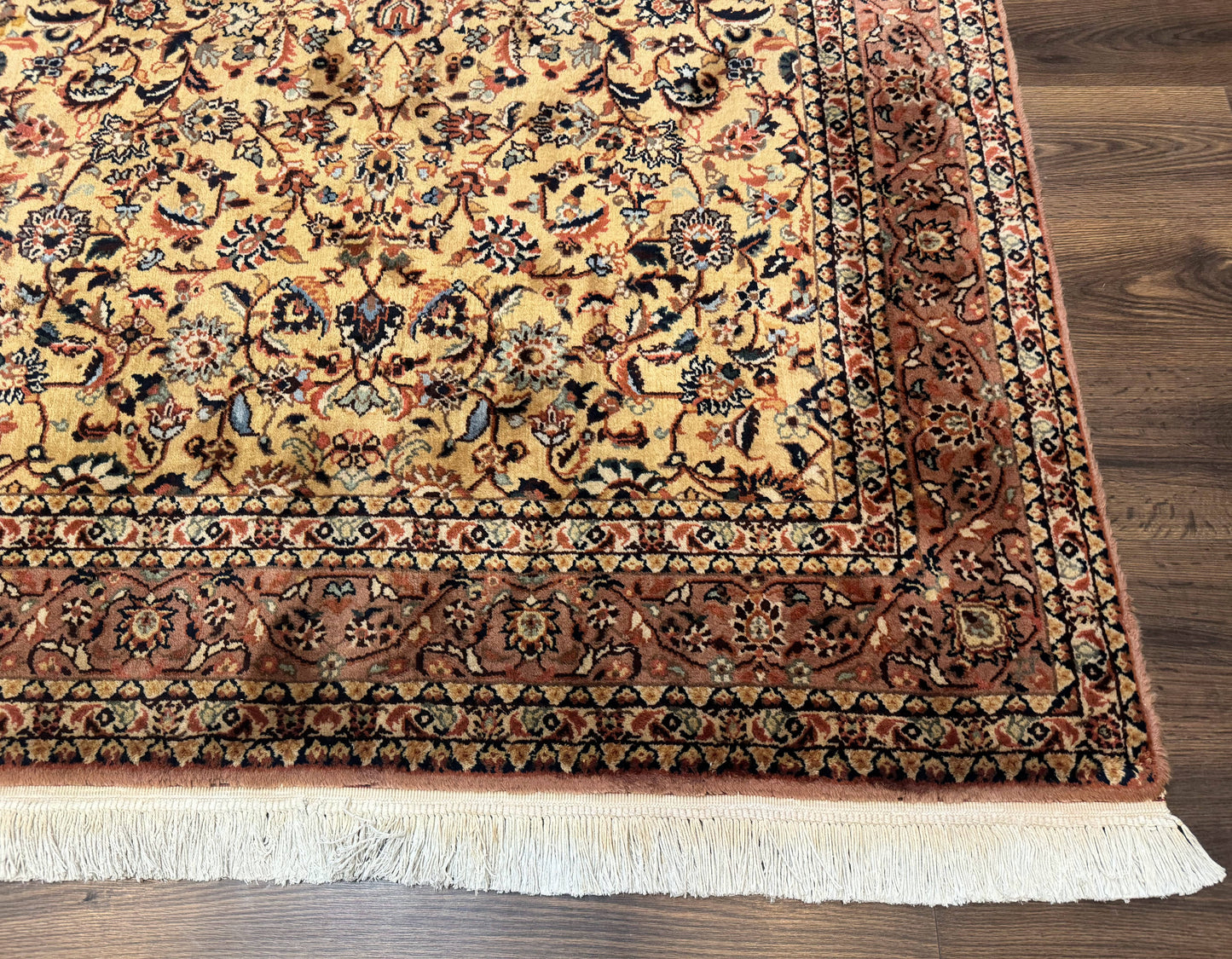 Indo Persian Rug 5x8, Light Tan/Camel, Allover Design - Nuvé