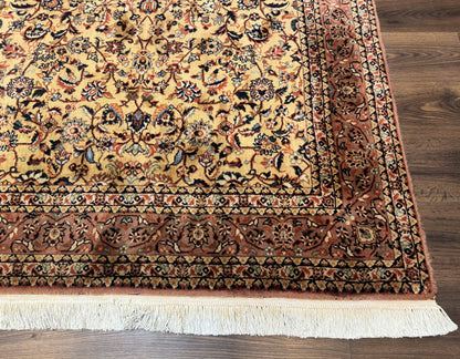 Indo Persian Rug 5x8, Light Tan/Camel, Allover Design - Nuvé