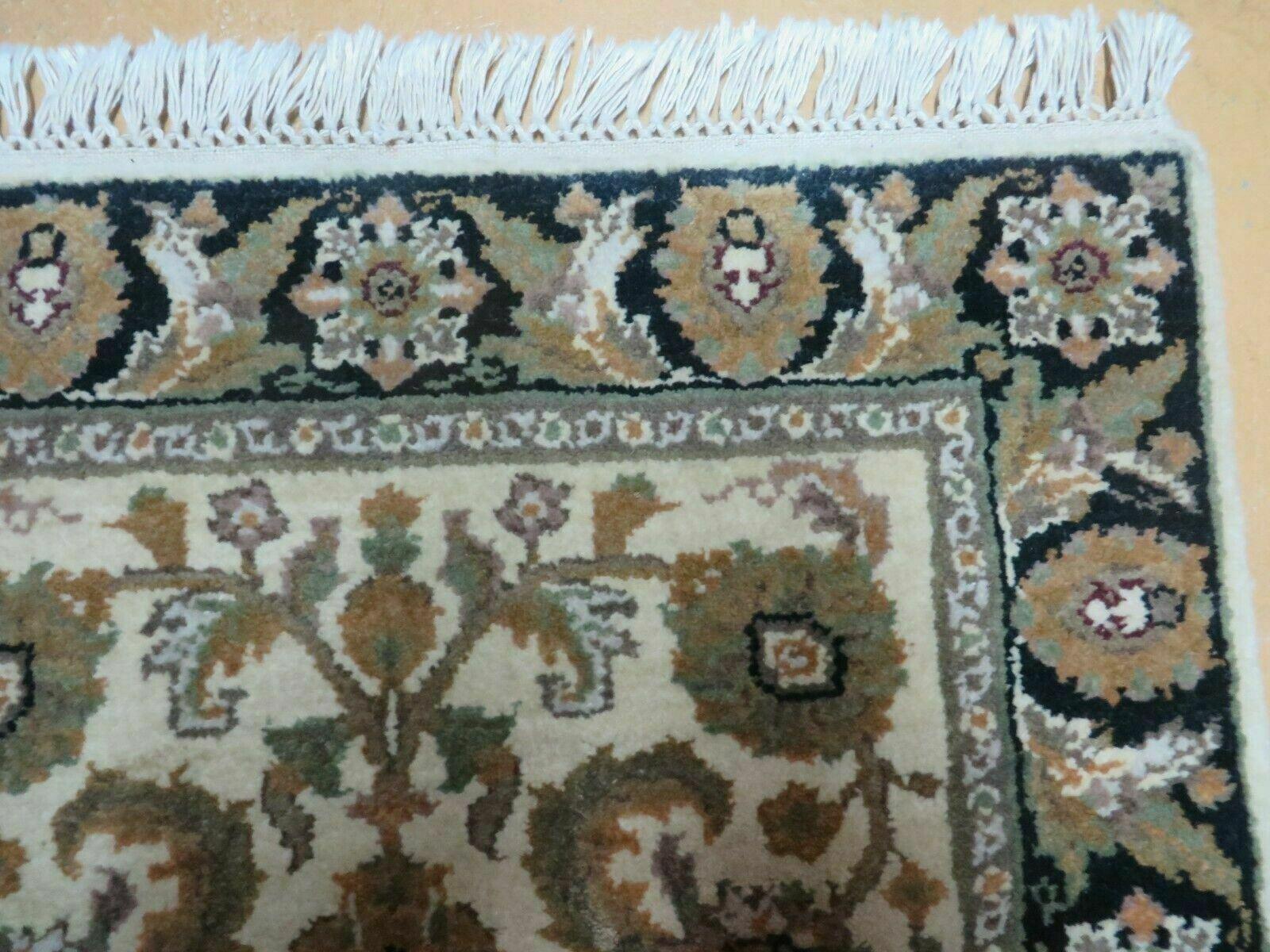 2' X 3' Handmade Indian Wool Rug Carpet Nice - Nuvé