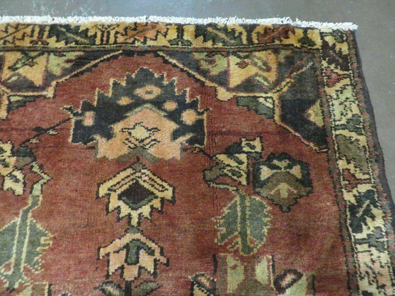 4' X 6' Antique 1920 Handmade Turkish Wool Rug Veg Dye Nice - Nuvé