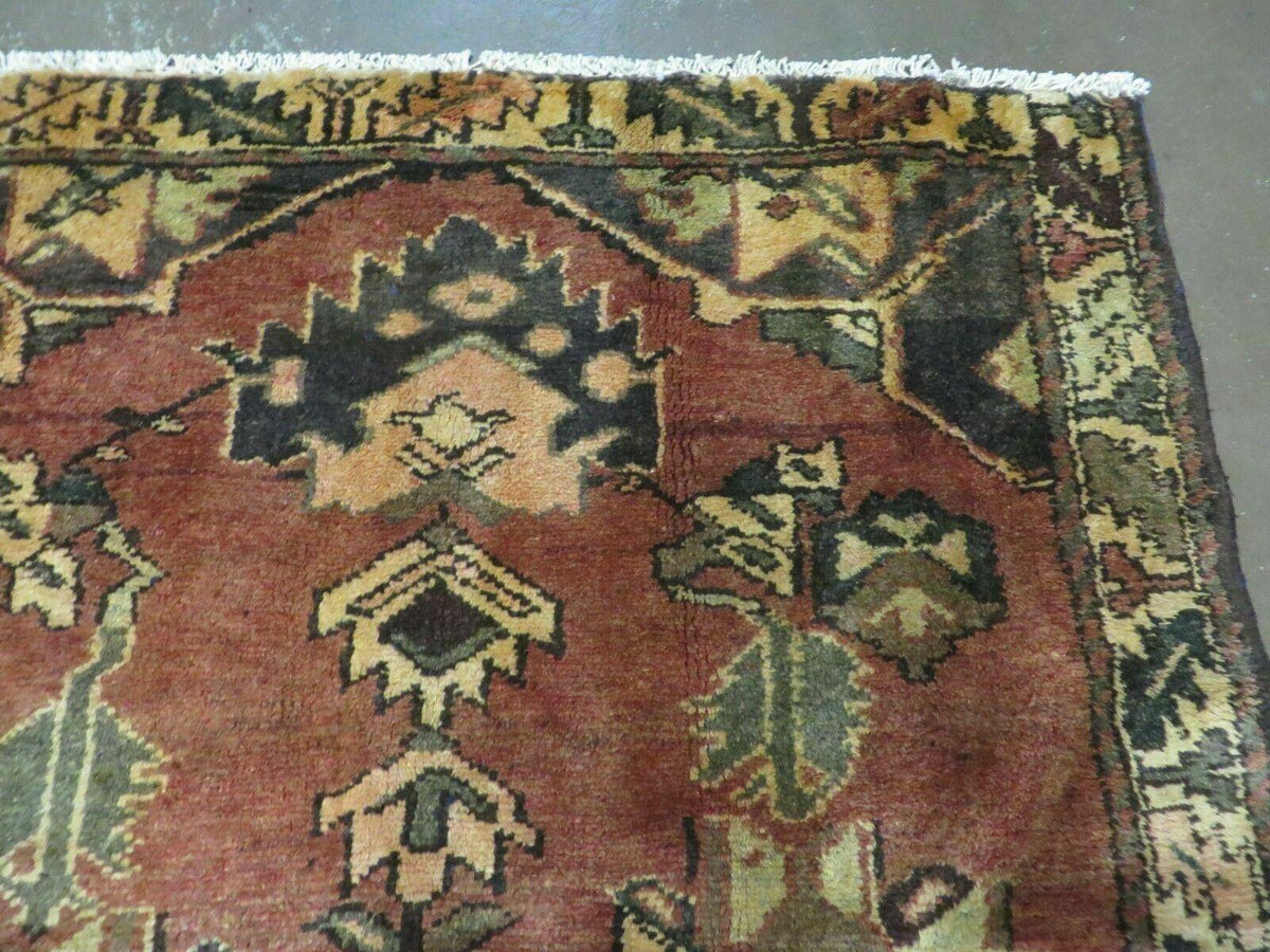 4' X 6' Antique 1920 Handmade Turkish Wool Rug Veg Dye Nice
