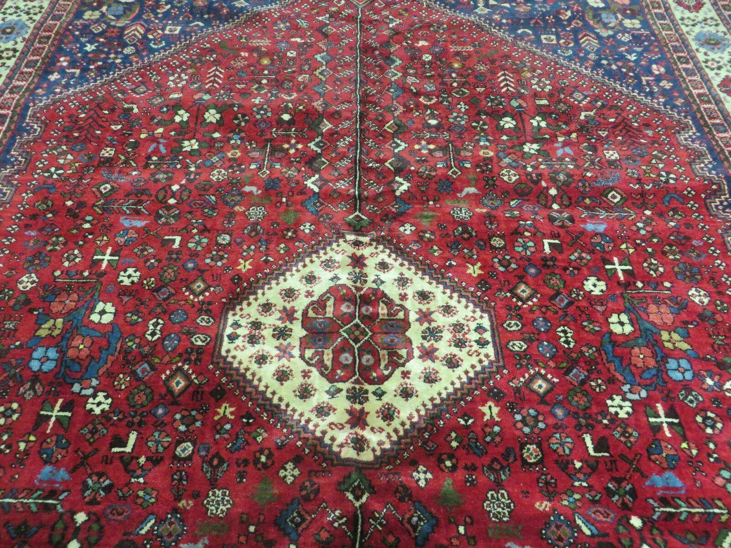Persian Tribal Rug 7x10, Shiraz Carpet, Abadeh Rug - Nuvé