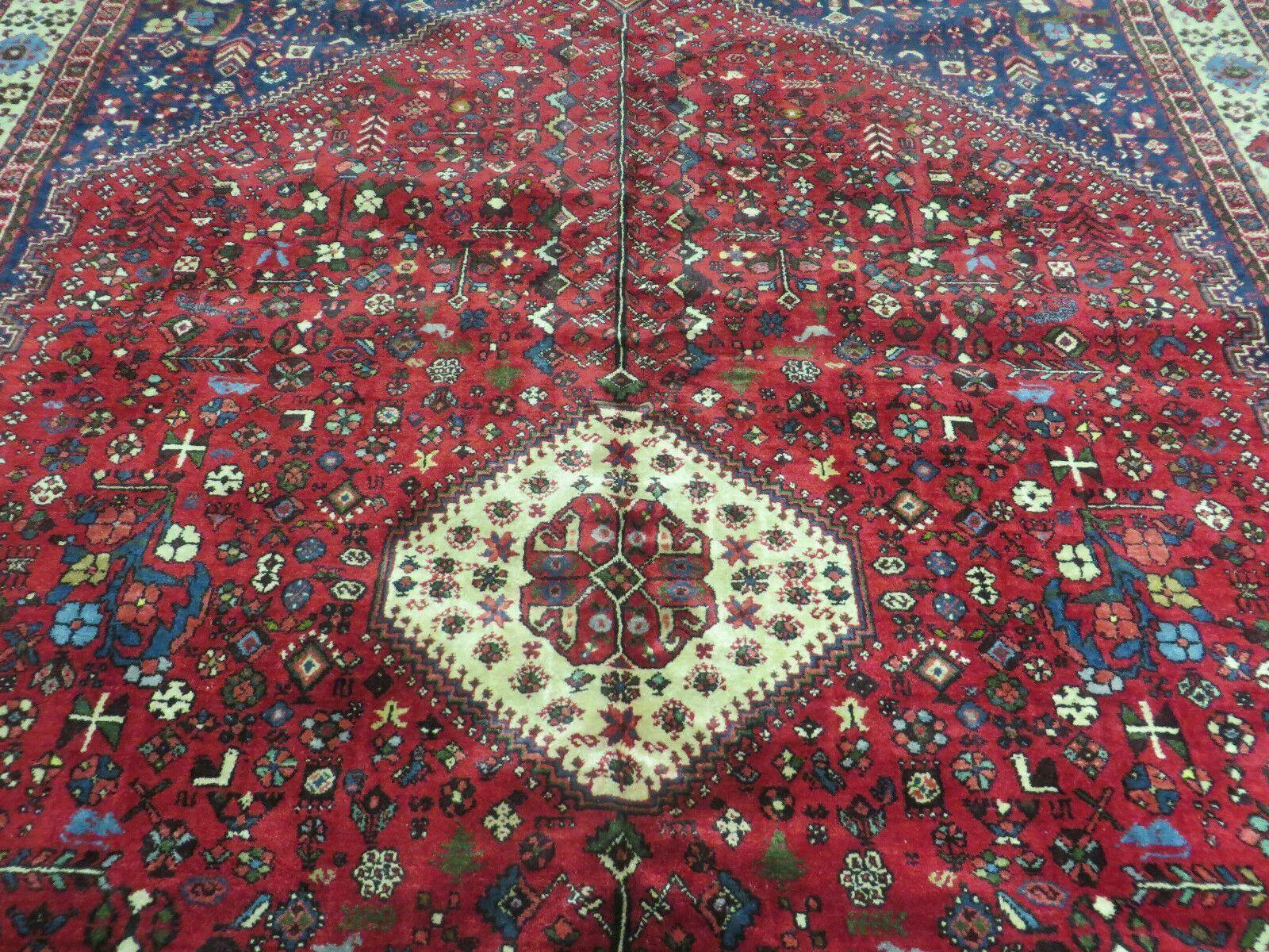 Persian Tribal Rug 7x10, Shiraz Carpet, Abadeh Rug - Nuvé