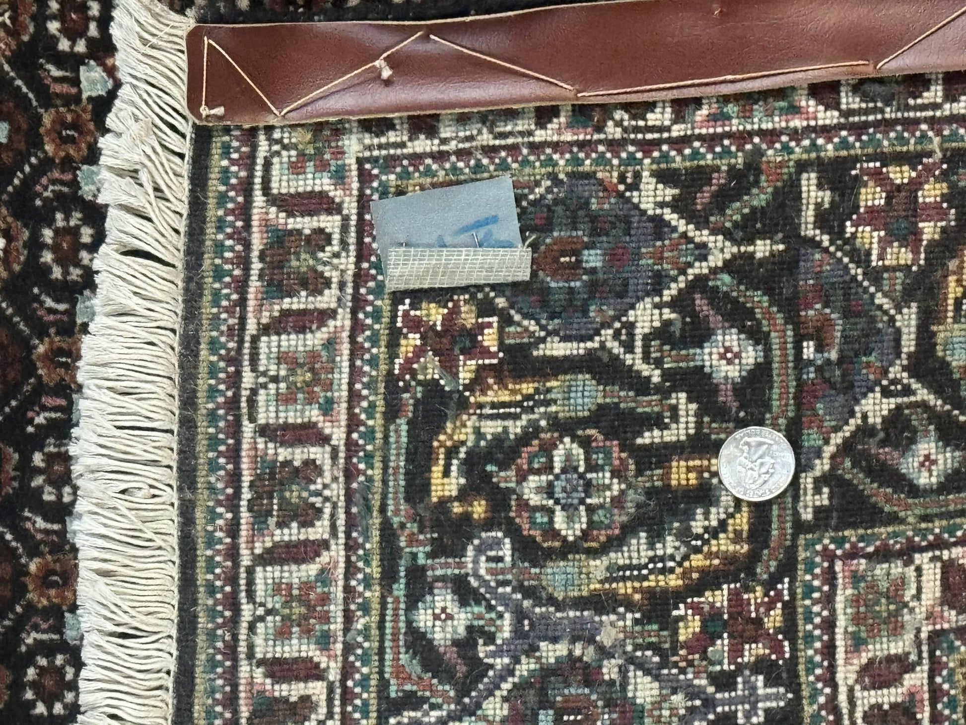 Persian Tabriz Rug 5x7, Black, Allover Pattern - Nuvé