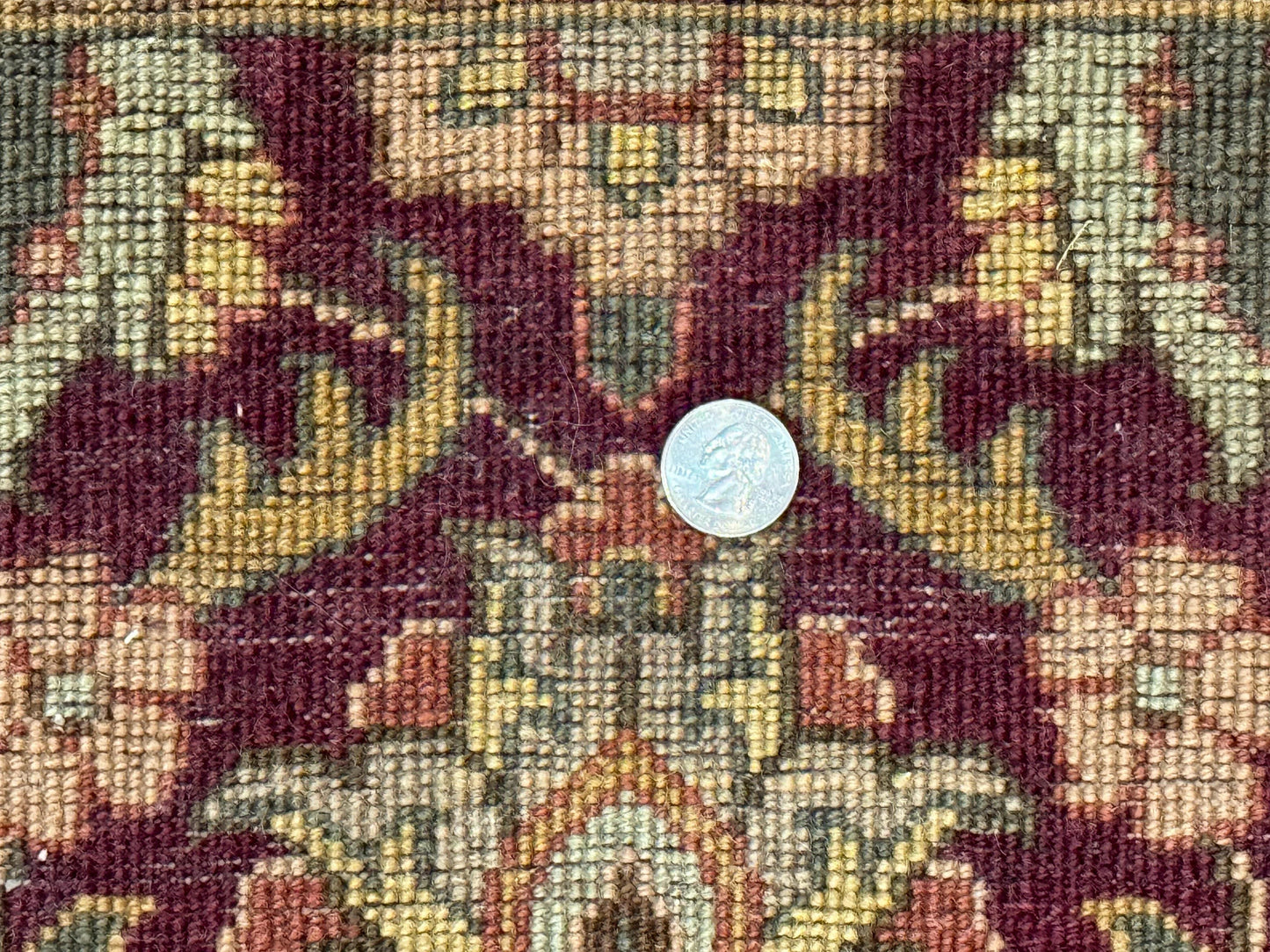 Indian Agra Runner Rug 2.6 x 17.5, Long Runner Rug for Hallway, Floral Handmade - Nuvé