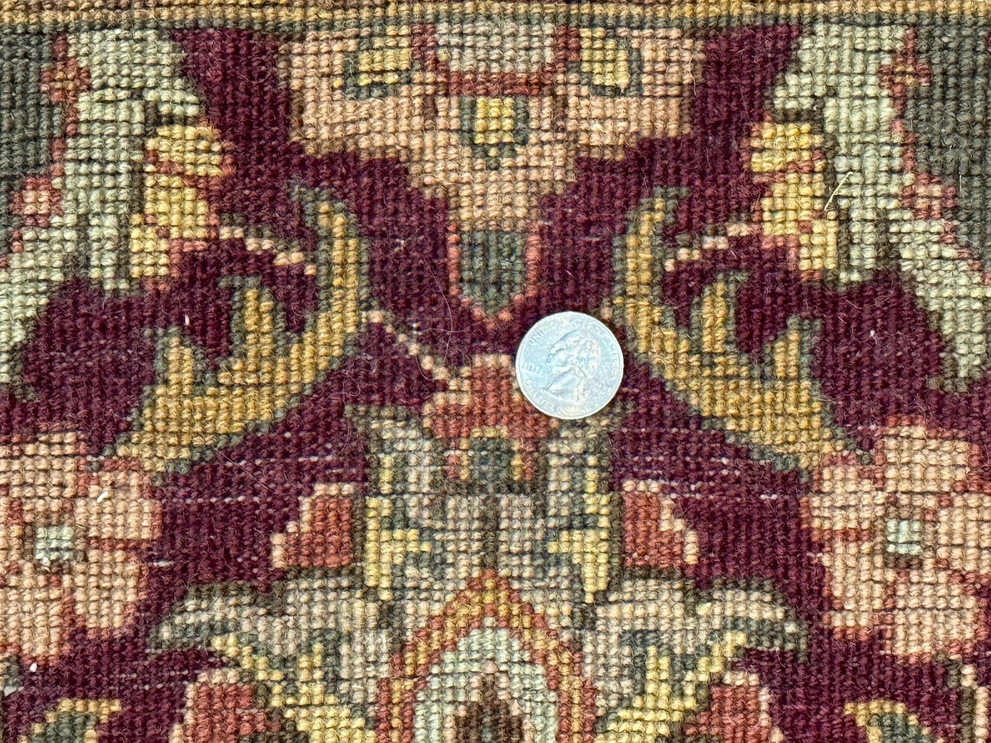 Indian Agra Runner Rug 2.6 x 17.5, Long Runner Rug for Hallway, Floral Handmade - Nuvé