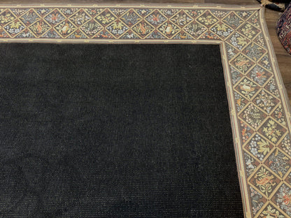 Palace Sized Stark Area Rug 12x19, Black Carpet - Nuvé