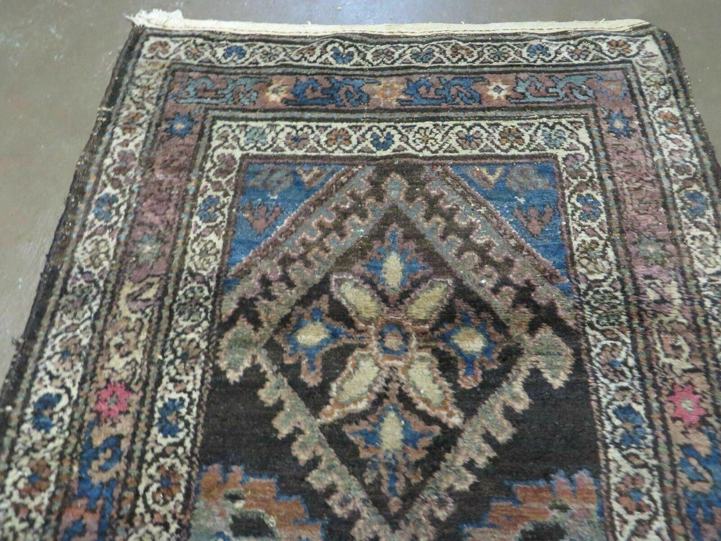3' X 6' Antique Handmade India Floral Oriental Wool Rug Veg Dyes Nice - Nuvé