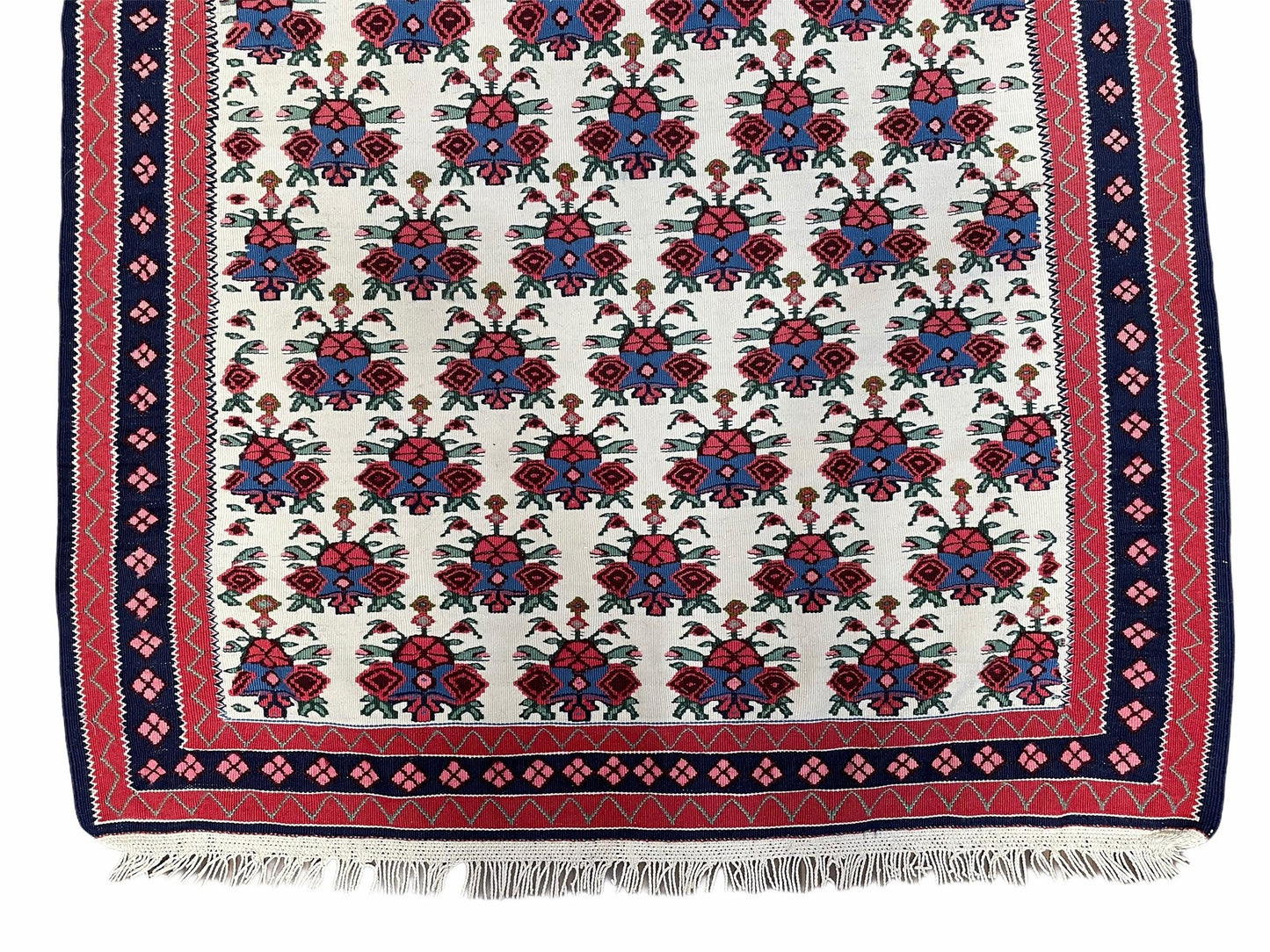 3x5 Vintage Kurdish Senneh Kilim Rug 3 x 5 Heirloom Rug Flatweave Antique Rug Playroom Rug Collectible Rug Beige Kilim - Nuvé