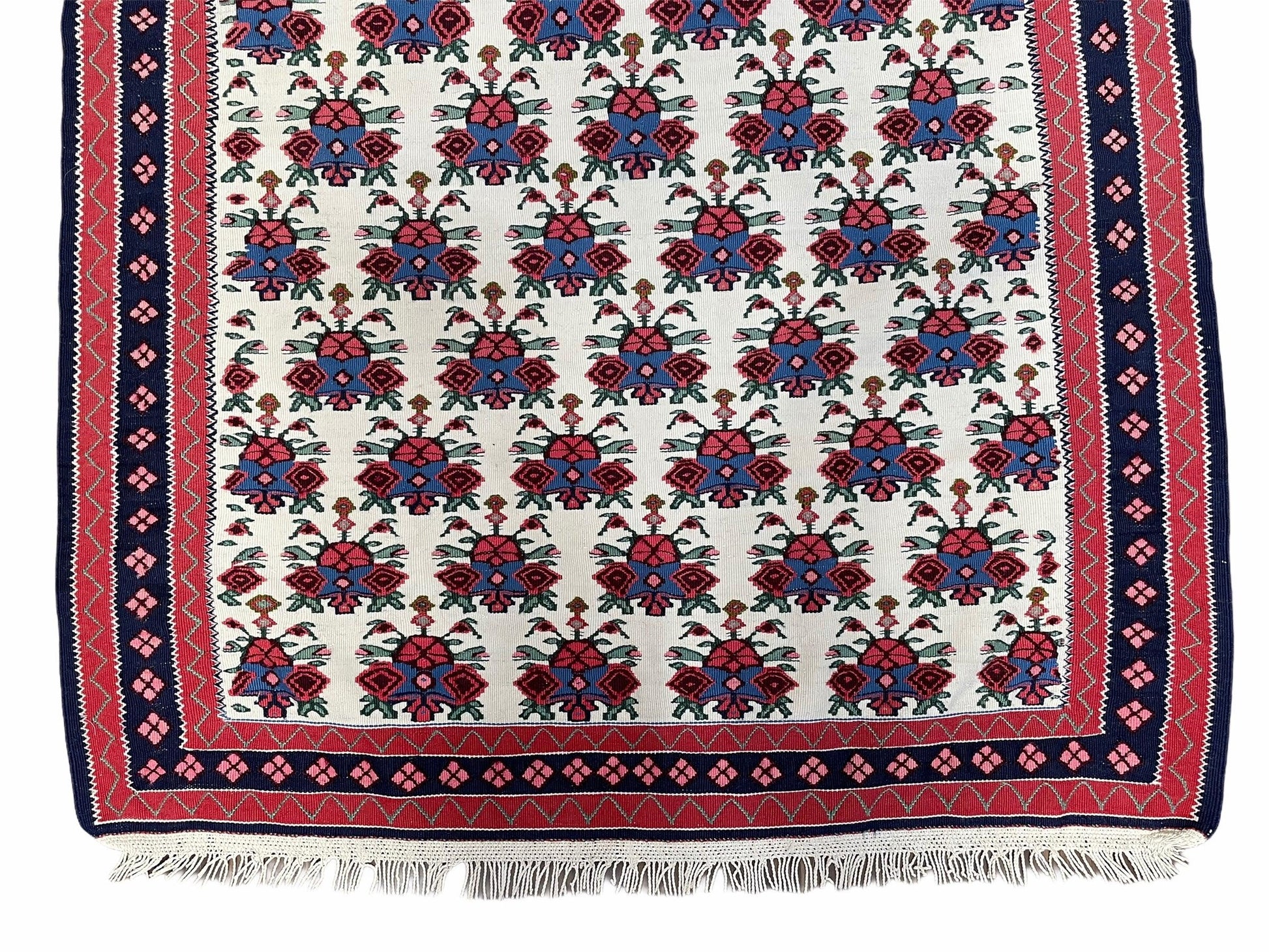 3x5 Vintage Kurdish Senneh Kilim Rug 3 x 5 Heirloom Rug Flatweave Antique Rug Playroom Rug Collectible Rug Beige Kilim - Nuvé