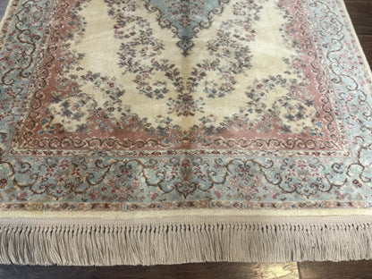 Karastan Rug 4x6, Pastel Ivory Kirman Rug #784, Wool Karastan Carpet, Original 700 Series, Vintage Karastan Area Rug, Discontinued - Nuvé