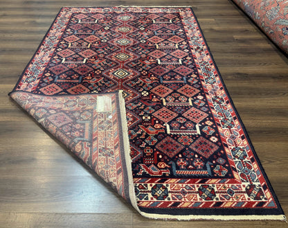 Karastan Rug 5x8, Yuruk Collection #530, Geometric Tribal Wool Pile Vintage Carpet - Nuvé