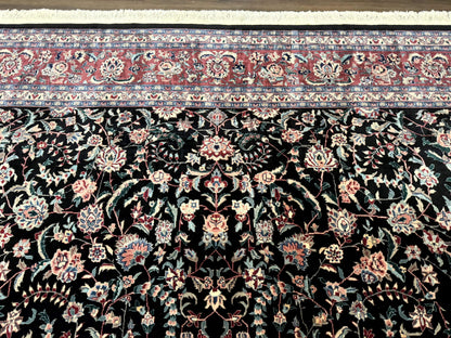 Large Sino Persian Rug 10x15, Floral Allover, Hand Knotted Wool Carpet, Fine - Nuvé