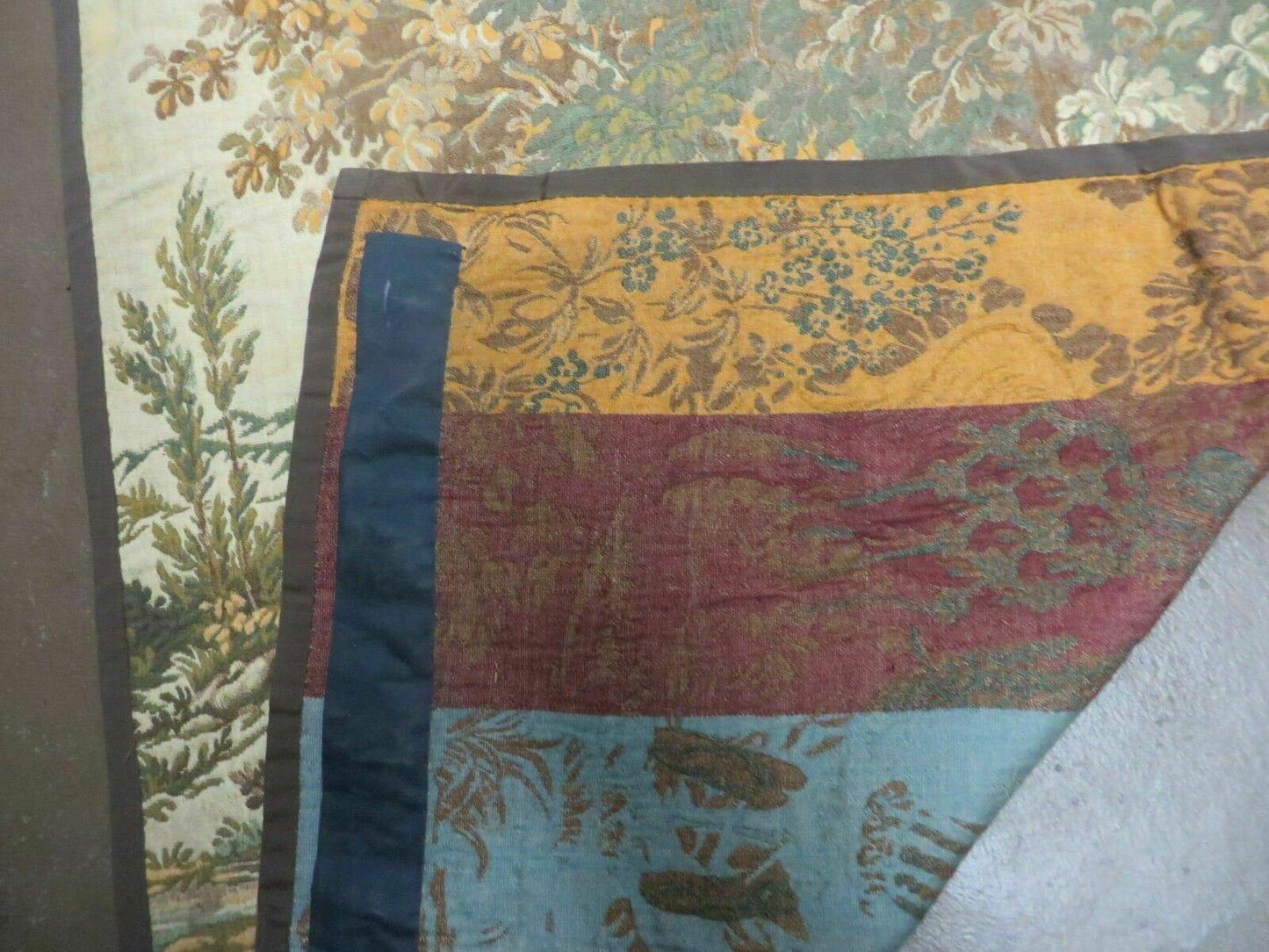 4' X 5' Vintage Tapestry Belgium Hand Loomed Victorian Nice 90f - Nuvé