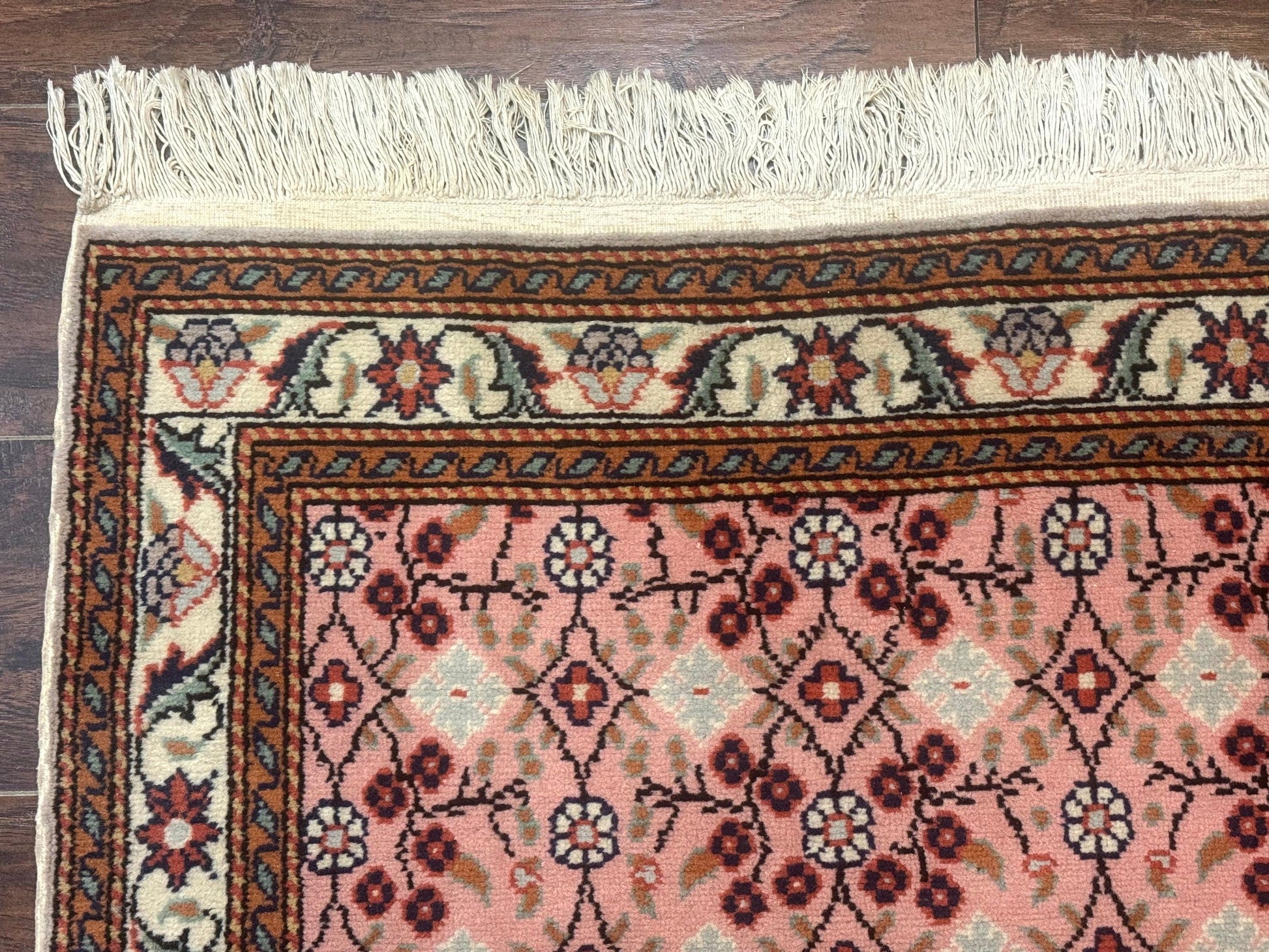 Turkish Sivas Rug 3x4, Pink, Handmade, Wool, Vintage - Nuvé