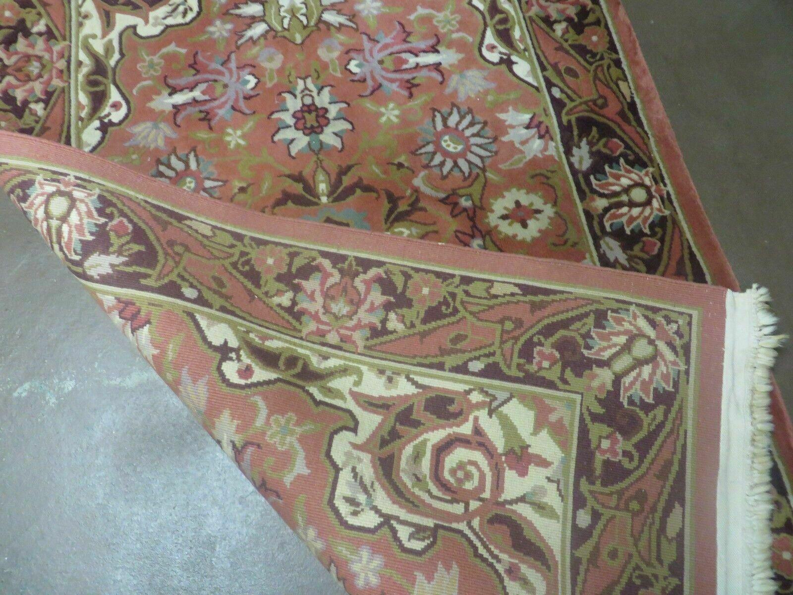 Chinese Wool Rug 3x5 Vintage Handmade Oriental Carpet Floral Medallion - Nuvé