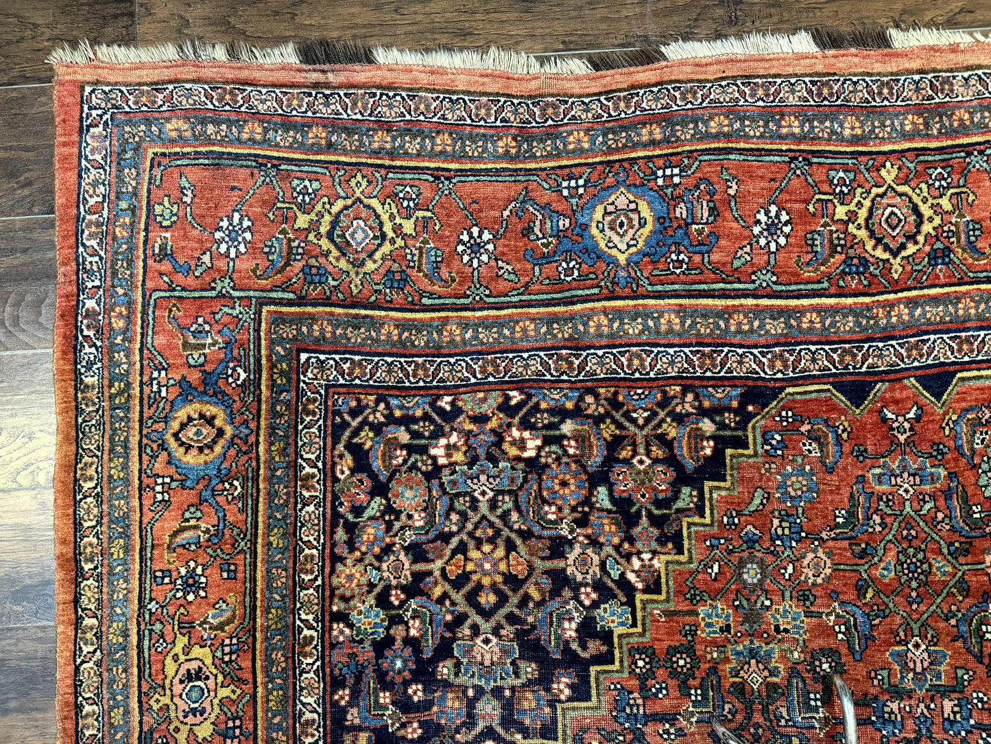 Antique Persian Bidjar Rug 8x12, Rare Persian Carpet - Nuvé