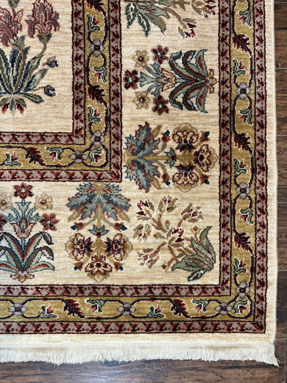 Karastan Rug 8.8 x 12, Ashara Amritsar #549, Oatmeal Color, Wool Pile Karastan Carpet, Discontinued Karastan Area Rug, Decorative - Nuvé