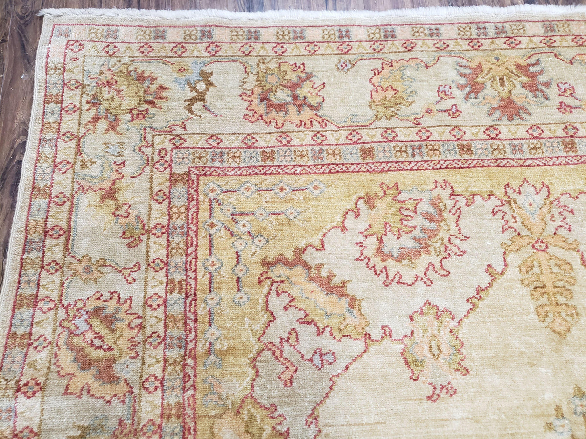 6x9 Turkish Oushak Rug, Wool Rug, Hand Knotted