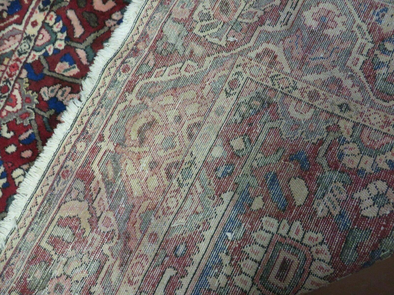 5' X 9' Antique Handmade Turkish Wool Veg Dyes Rug Nice # 107 - Nuvé