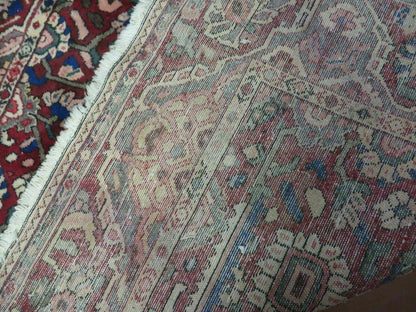 5' X 9' Antique Handmade Turkish Wool Veg Dyes Rug Nice # 107 - Nuvé