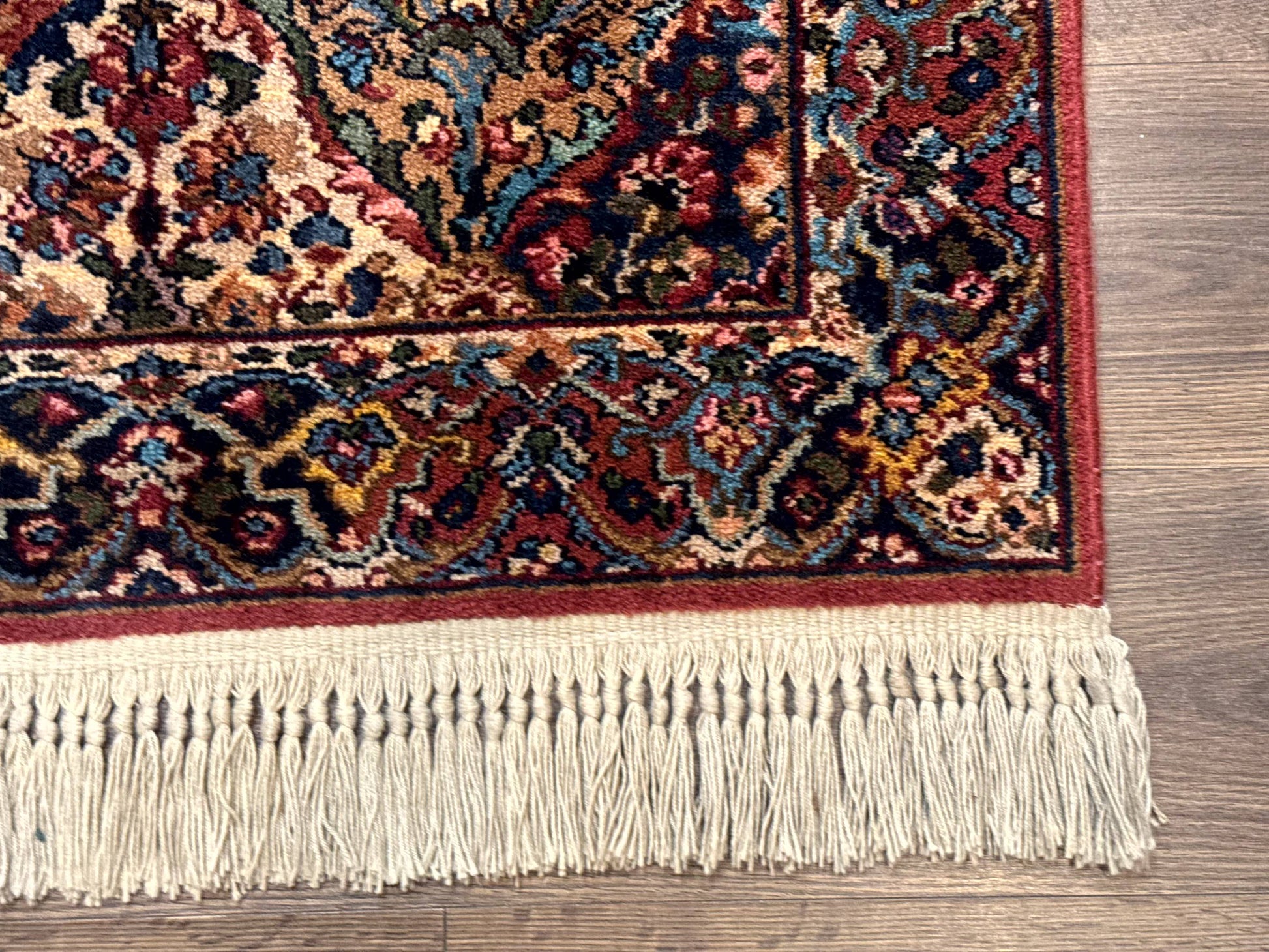Karastan Rug 3x5 Multicolor Panel Kirman #717, Original 700 Series, Wool Pile, Discontinued - Nuvé