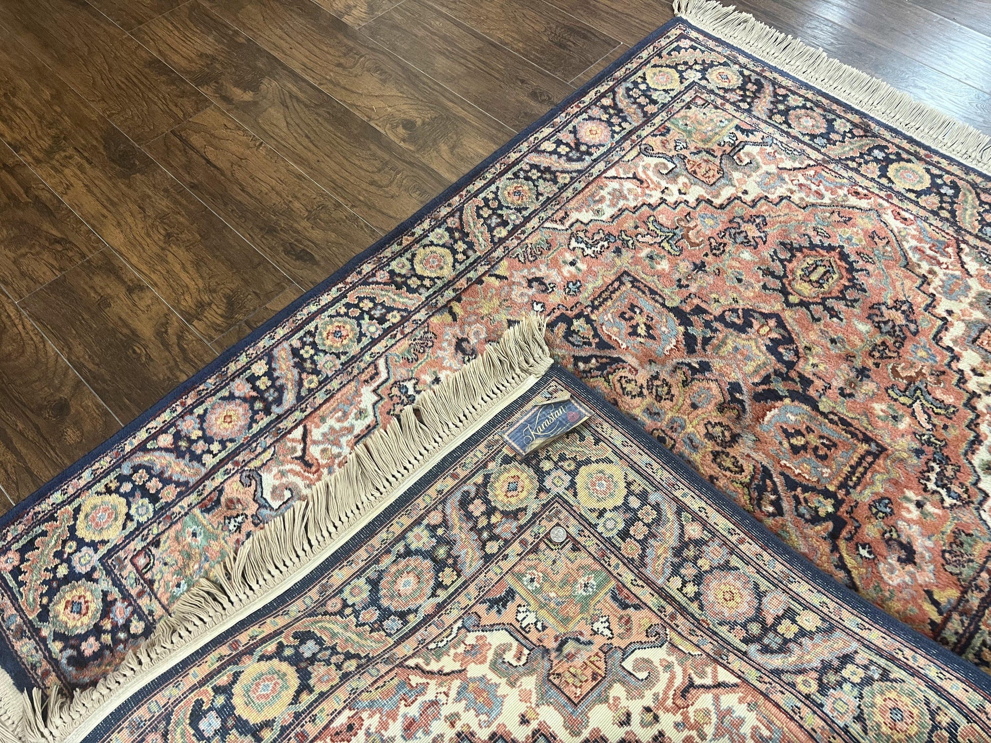 Karastan Rug 4x6, Karastan Heriz #726, Wool Pile Karastan Area Rug, Rare Hard to Find, Original 700 Series Vintage Discontinued Rug - Nuvé